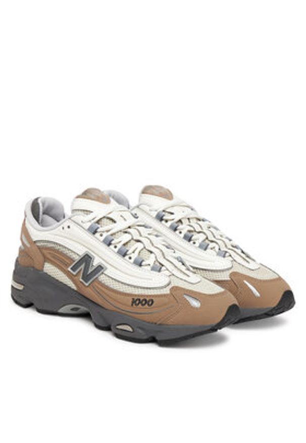 New Balance Sneakersy M1000C M Brązowy. Kolor: brązowy. Materiał: materiał