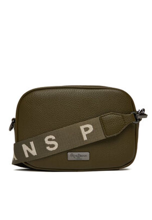 Pepe Jeans Torebka Georgina PL0300039 Khaki. Kolor: brązowy. Materiał: skórzane