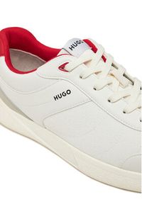 Hugo - HUGO Sneakersy Riven 50536302 Biały. Kolor: biały. Materiał: skóra #3