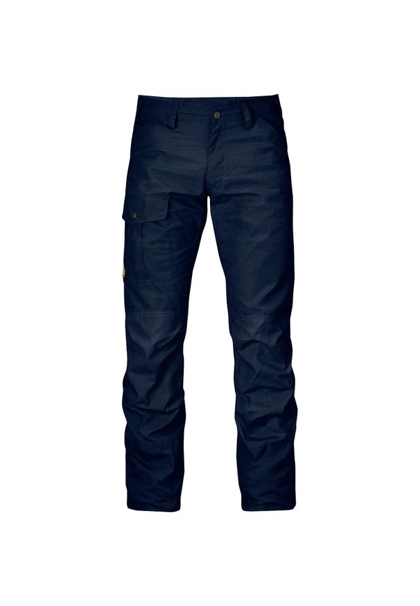 Fjällräven - Spodnie męskie Fjallraven Nils Trousers. Kolor: niebieski. Długość: długie