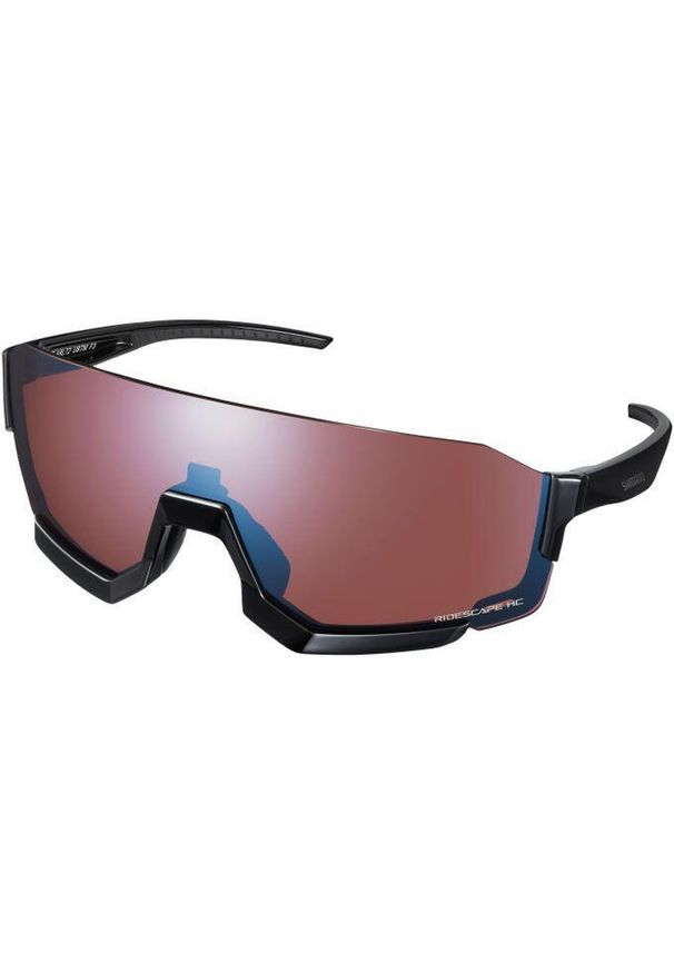 SHIMANO - Okulary AEROLITE 2, czarne. Kolor: czarny. Materiał: mikrofibra