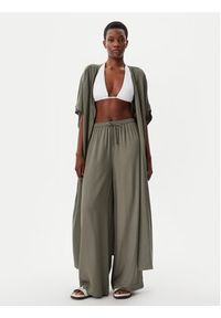 Calvin Klein Swimwear Spodnie materiałowe KW0KW02823 Zielony Relaxed Fit. Kolor: zielony. Materiał: wiskoza #3