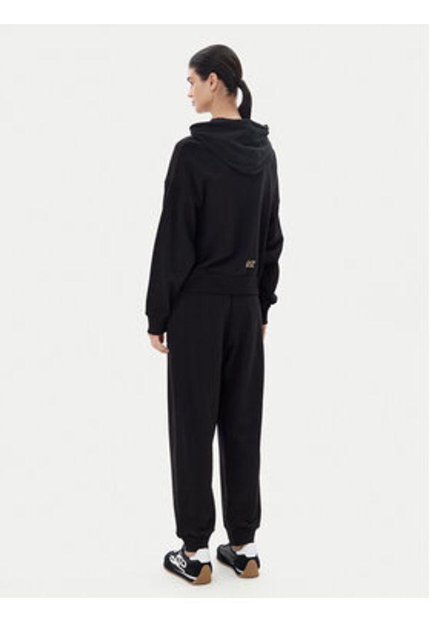 EA7 Emporio Armani Dres 7W000110 AF12473 MC004 Czarny Loose Fit. Kolor: czarny. Materiał: bawełna
