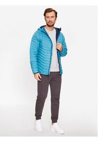 columbia - Columbia Kurtka puchowa Westridge™ Down Hooded Jacket Niebieski Regular Fit. Kolor: niebieski. Materiał: syntetyk