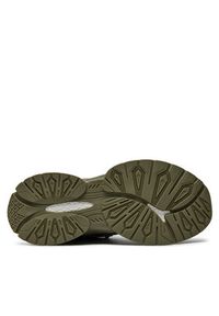 Guess Sneakersy Belluno Low FMTBEL ELE12 Khaki. Kolor: brązowy. Materiał: skóra