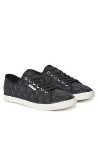 Calvin Klein Jeans Tenisówki Ess Vulc Low Mg Cv Mono YM0YM01368 Czarny. Kolor: czarny. Materiał: materiał #5