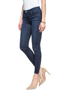 Lee - SPODNIE DAMSKIE LEE SCARLETT CROPPED POLISHED INDIGO L30CRKKD #6