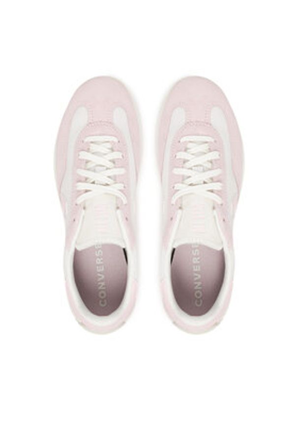 Converse Sneakersy Run Star Trainer A15069C Różowy. Kolor: różowy. Materiał: zamsz, skóra. Sport: bieganie