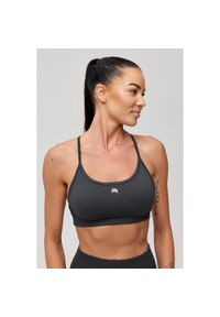 ROUGH RADICAL - Stanik sportowy bezszwowy Rough Radical Seamless Glow Bra. Kolor: szary. Sport: joga i pilates #1