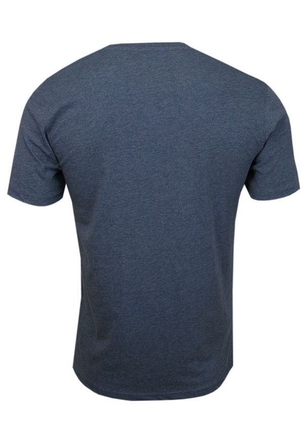 Pako Jeans - Niebieski Bawełniany T-Shirt -PAKO JEANS- Męski, Krótki Rękaw, Dekolt w Serek z Guzikami, BASIC. Okazja: na co dzień. Typ kołnierza: dekolt w serek. Kolor: niebieski. Materiał: bawełna. Długość rękawa: krótki rękaw. Długość: krótkie. Styl: casual
