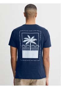 Blend T-Shirt 20715313 Granatowy Regular Fit. Kolor: niebieski. Materiał: bawełna
