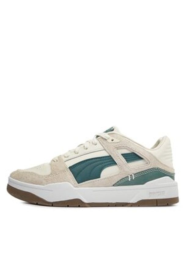 Puma Sneakersy Slipstream Premium Warm 390116 06 Écru. Materiał: zamsz, skóra