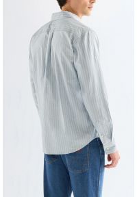 Wrangler - MĘSKA KOSZULA WRANGLER 1 PKT SHIRT BLUE STRIPE 112378486 #4