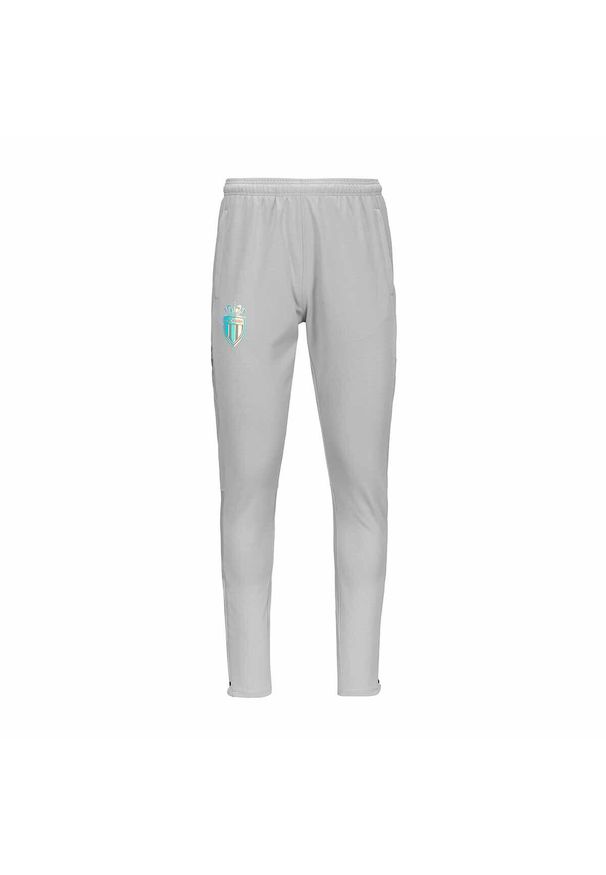 Kappa - Spodnie treningowe AS Monaco Abunszip Pro 7 2023/24. Kolor: szary. Sport: piłka nożna