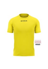 Koszulka piłkarska dla dzieci Givova Capo MC. Kolor: żółty. Sport: piłka nożna #1