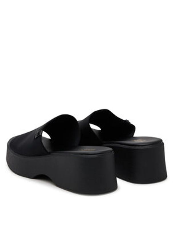 Aldo Klapki Yassu 13388476 Czarny. Kolor: czarny. Materiał: materiał