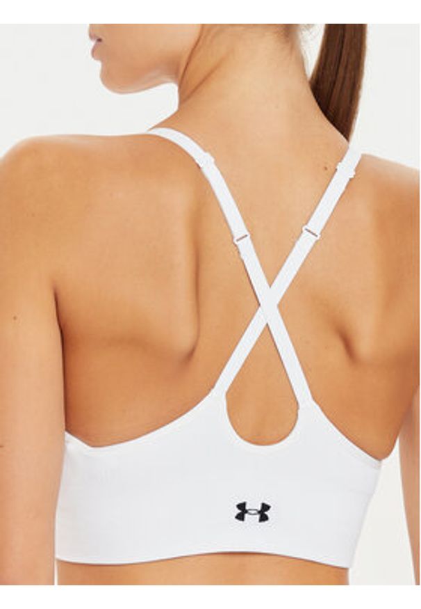 Under Armour Biustonosz sportowy UA Vanish 1384417 Biały. Kolor: biały. Materiał: syntetyk