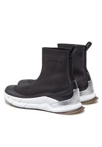 Calvin Klein Sneakersy Sock Boot - Knit HW0HW01177 Czarny. Kolor: czarny. Materiał: materiał #5