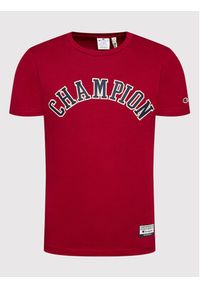 Champion T-Shirt Collegiate Logo 216575 Czerwony Regular Fit. Kolor: czerwony. Materiał: bawełna #5