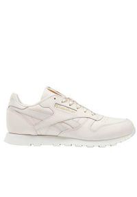 Buty do chodzenia dla dzieci Reebok Classic Leather. Zapięcie: sznurówki. Kolor: beżowy. Materiał: guma, materiał, tkanina, syntetyk. Szerokość cholewki: normalna. Model: Reebok Classic. Sport: turystyka piesza