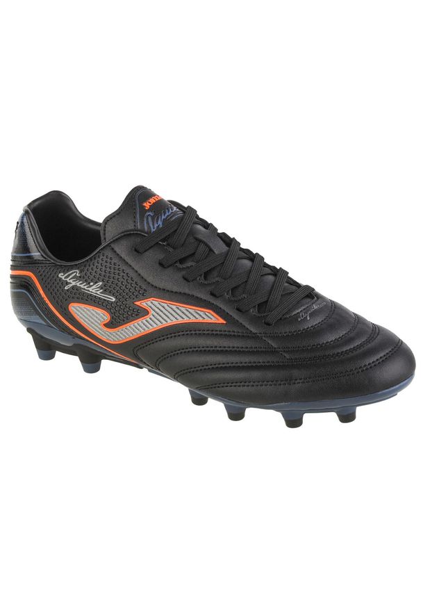 Buty do piłki nożnej dla dorosłych Joma Aguila FG lanki treningowe z Exo Counter. Zapięcie: sznurówki. Kolor: wielokolorowy, niebieski, czarny. Materiał: guma, materiał, syntetyk, tkanina. Szerokość cholewki: normalna. Sport: piłka nożna