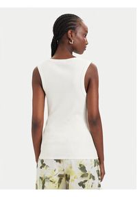 Liu Jo Sport Top TA6097 J4822 Kremowy Slim Fit. Kolor: kremowy. Materiał: bawełna. Styl: sportowy #4