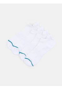Sinsay - Krótkie skarpetki 4 pack - biały. Kolor: biały #1