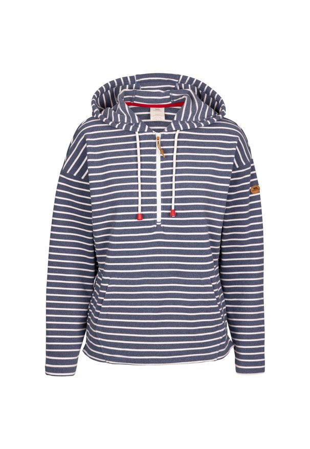 TRESPASS - Damska Bluza Z Kapturem Softly. Typ kołnierza: kaptur. Kolor: niebieski. Styl: sportowy. Sport: turystyka piesza