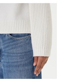 Tommy Jeans Golf Flag DW0DW22108 Écru Relaxed Fit. Typ kołnierza: golf. Materiał: syntetyk #4