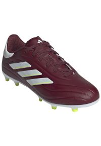 Adidas - Buty piłkarskie adidas Copa Pure.2 League Fg Jr IE7494 czerwone. Zapięcie: sznurówki. Kolor: czerwony. Materiał: syntetyk, guma. Sport: piłka nożna