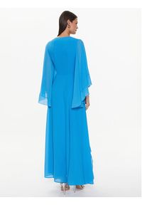 ViCOLO Sukienka wieczorowa TE0030 Błękitny Regular Fit. Kolor: niebieski. Materiał: syntetyk. Styl: wizytowy #3
