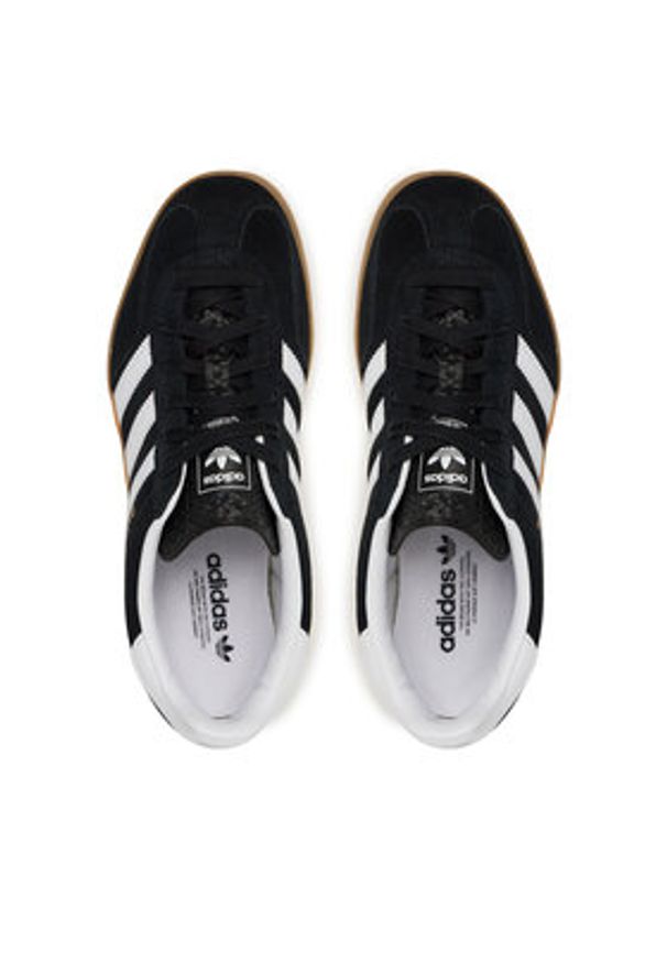 Adidas - adidas Sneakersy Gazelle Indoor JQ8701 Czarny. Kolor: czarny. Materiał: zamsz, skóra. Model: Adidas Gazelle
