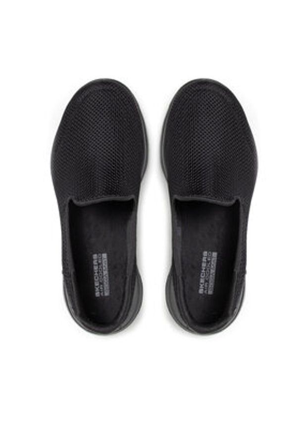 skechers - Skechers Półbuty Go Walk 5 15901/BBK Czarny. Kolor: czarny. Materiał: materiał
