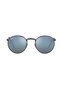 Ray-Ban okulary przeciwsłoneczne New Round 0RB3637.002/G147 kolor czarny. Kształt: okrągłe. Kolor: czarny #2