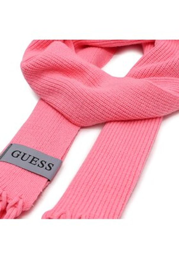 Guess Szalik AW9961 WOL03 Różowy. Kolor: różowy. Materiał: materiał