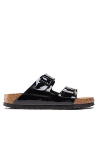 Birkenstock Klapki Arizona Birko-Flor 1005292 Czarny. Kolor: czarny. Materiał: skóra