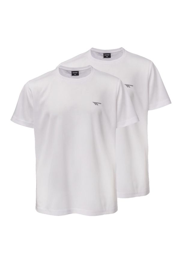Hi-tec - T-shirt Dziecięca Z Krótkim Rękawem Jodin 2pak. Kolor: biały. Długość rękawa: krótki rękaw. Długość: krótkie