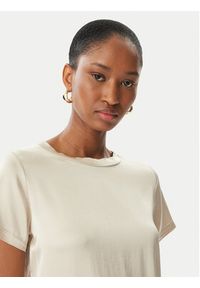 Maryley Bluzka 26EB820/35LA Beżowy jasny Regular Fit. Kolor: beżowy. Materiał: wiskoza #3