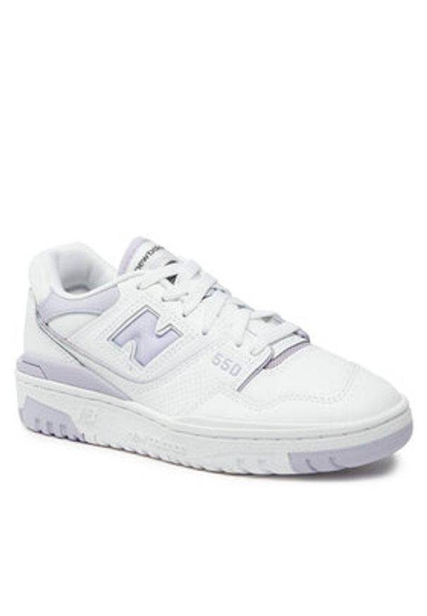 New Balance Sneakersy BBW550BV Biały. Kolor: biały. Materiał: skóra