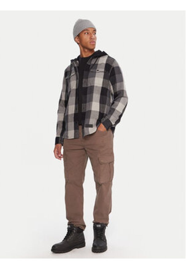 DC Shoes Bluza Ruckus Hoodie ADYWT03104 Czarny Regular Fit. Kolor: czarny. Materiał: bawełna