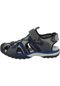 Geox - Sandały GEOX J BOREALIS BOY Szary. Kolor: szary. Materiał: syntetyk, tkanina