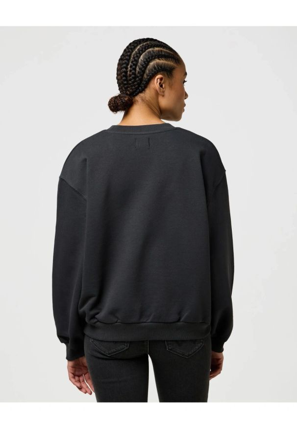Wrangler - DAMSKA BLUZA WRANGLER OVERSIZED SWEAT FADED BLACK 112370826
