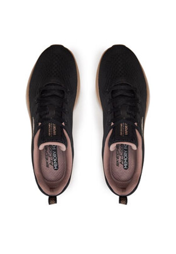 skechers - Skechers Sneakersy 150025/BKRG Czarny. Kolor: czarny. Materiał: materiał