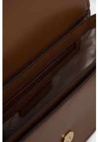 MICHAEL Michael Kors torebka skórzana kolor brązowy. Kolor: brązowy. Materiał: skórzane #2