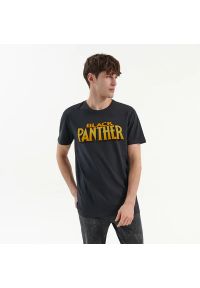 House - Koszulka Black Panther - Czarny. Kolor: czarny