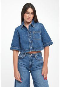 Liu Jo - Koszula damska jeansowa LIU JO. Materiał: jeans #1