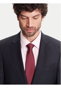 BOSS Garnitur H-Huge 50546121 Granatowy Slim Fit. Kolor: niebieski. Materiał: wełna #9