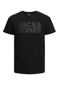 Jack & Jones - Jack&Jones T-Shirt Corp 12151955 Czarny Standard Fit. Kolor: czarny. Materiał: bawełna #5