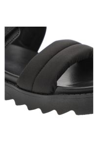 Big-Star - Czarne Sandały Big Star Sportowe Obuwie Damskie. Okazja: na co dzień. Zapięcie: pasek. Kolor: czarny. Sezon: lato. Styl: sportowy #6