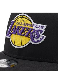 New Era Czapka z daszkiem 9Fifty Los Angeles Lakers 60245408 Czarny. Kolor: czarny. Materiał: materiał #4